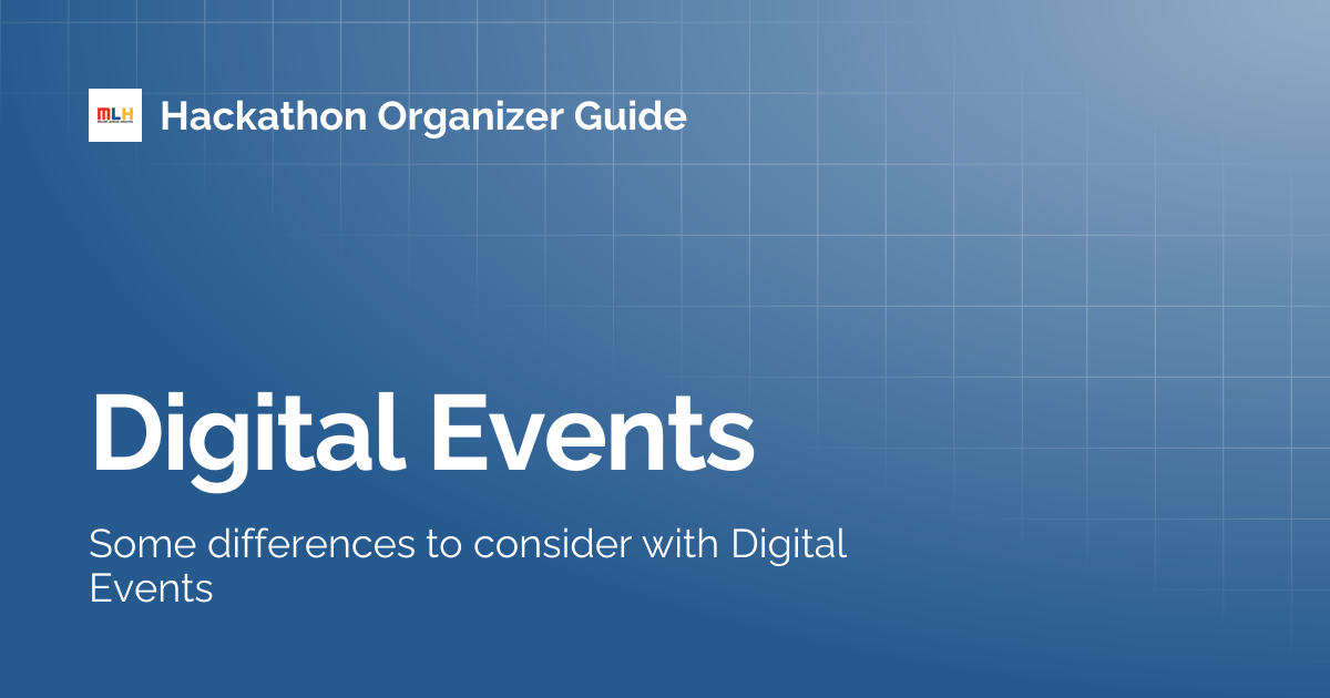 Digital Events | Hackathon Organizer Guide